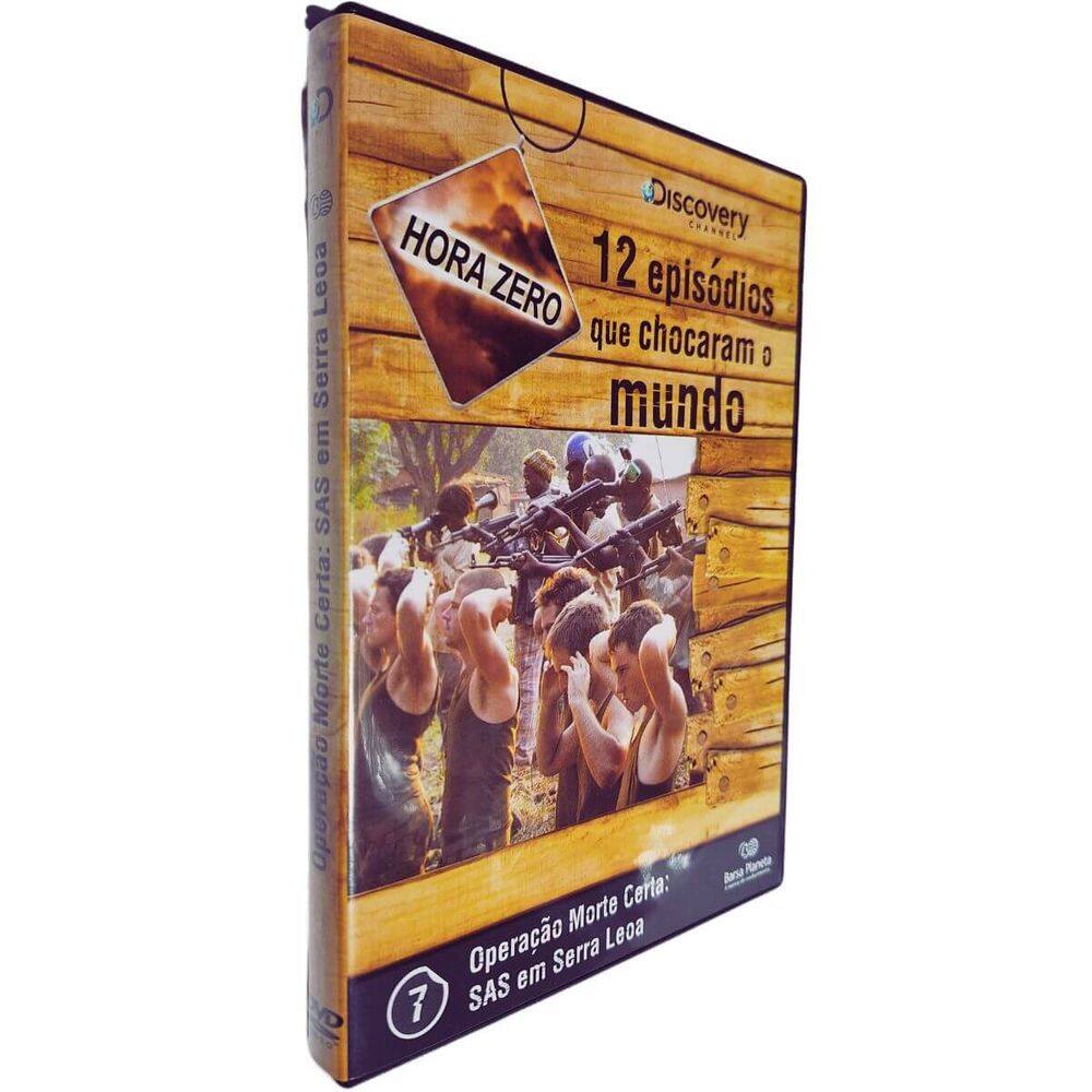 DVD Operação Morte Certa: SAS Em Serra Leoa Volume 7 Coleção Hora Zero 12 Episódios Que Chocaram o Mundo Barsa Planeta