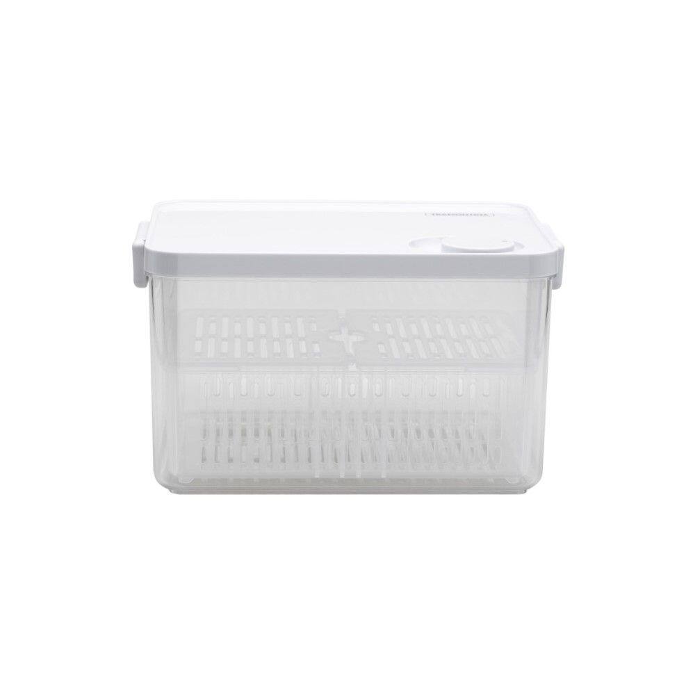 Pote Organizador de Geladeira 0,9L Organizzare com Controle de Umidade Tramontina 61820/090