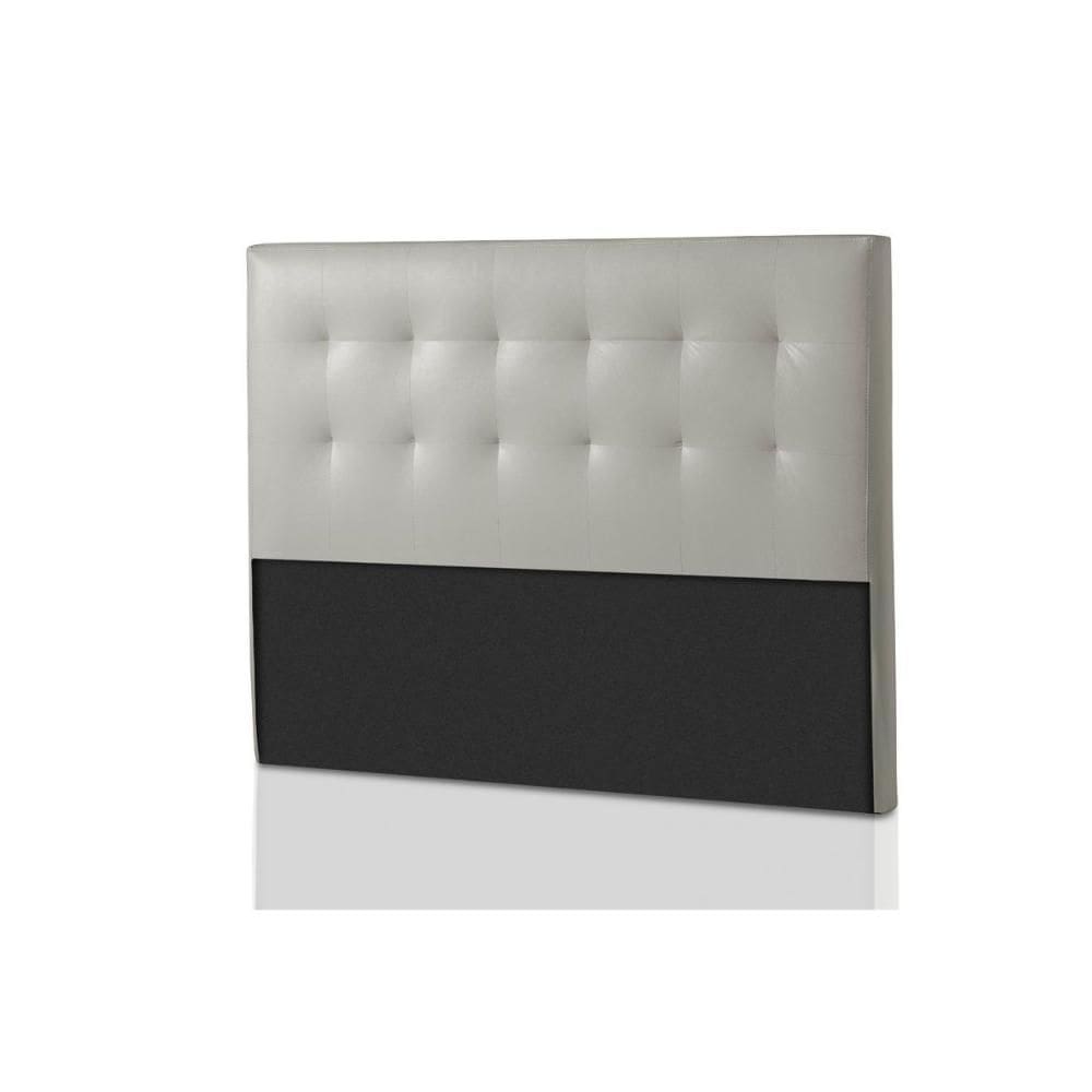 Painel de Cama Box Estofada Solteiro Texas Courano Branco - Probel