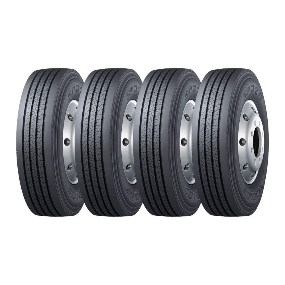 Kit 4 Pneus Dunlop Aro 22,5 275/80R22,5 SP320 149/146L