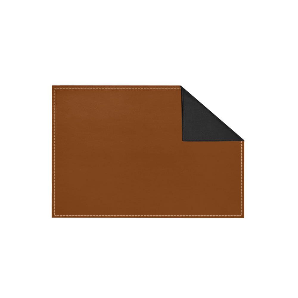 Lugar Americano Preto Dupla Face Marrom Acessorio Mesa 1un