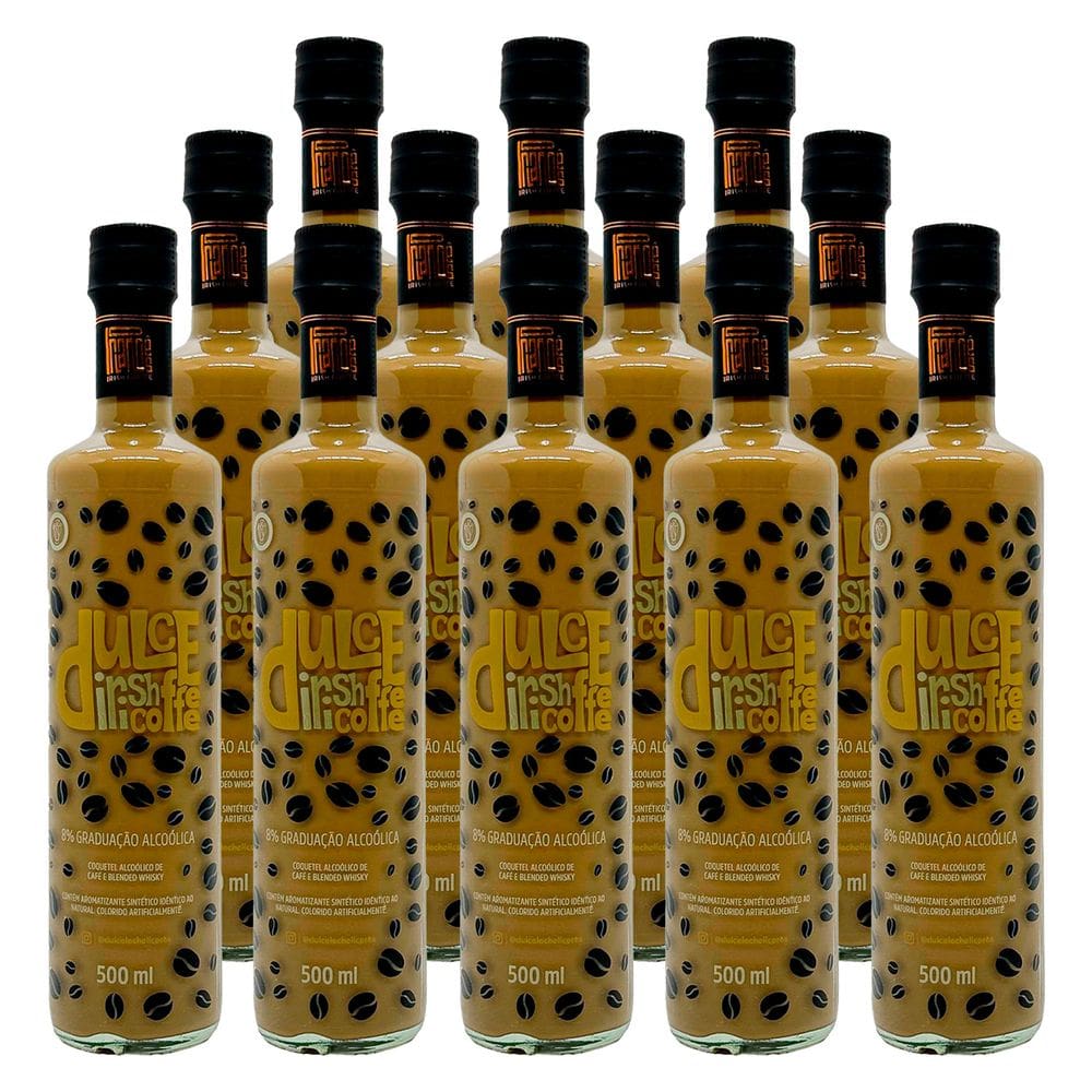 Licor Creme de Café Drikke Irish Coffee 500ml 12 Unidades