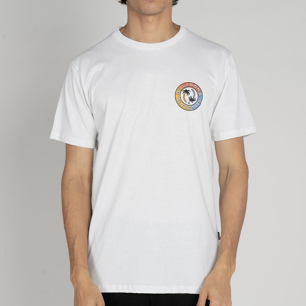 Camiseta Billabong Tropical Pets WT25 Masculina Branco