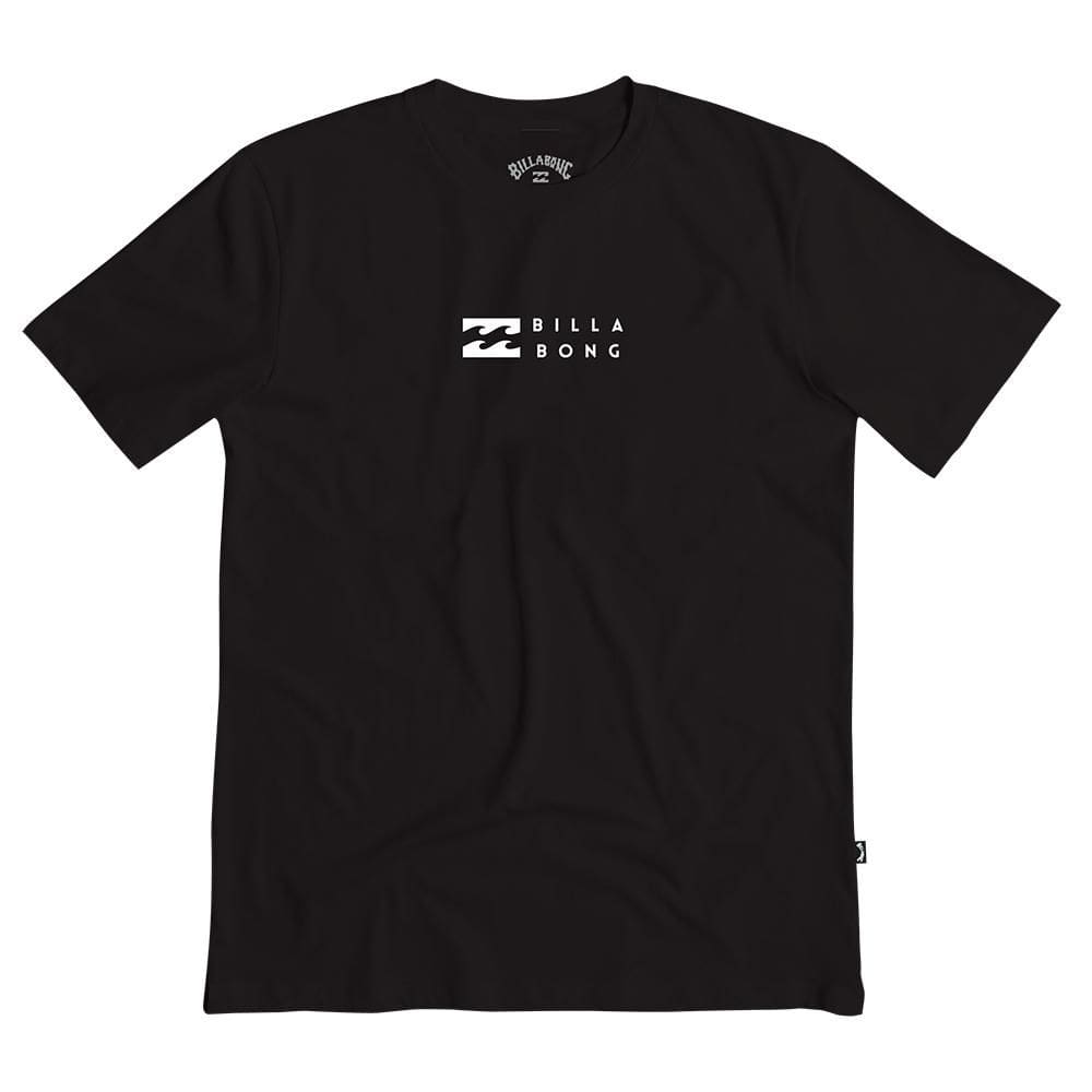 Camiseta Billabong United Plus Size WT25 Masculina Preto