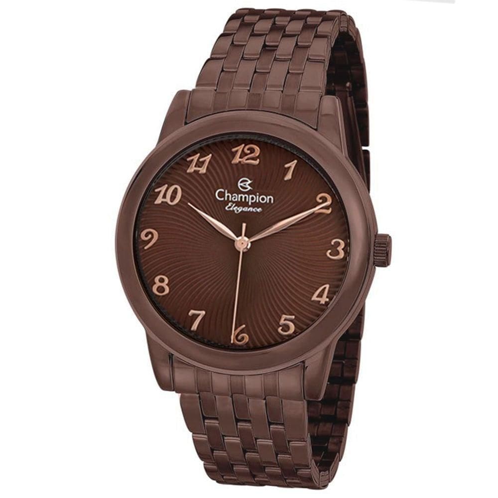 Relógio Champion Feminino Marrom Chocolate Cn28455r