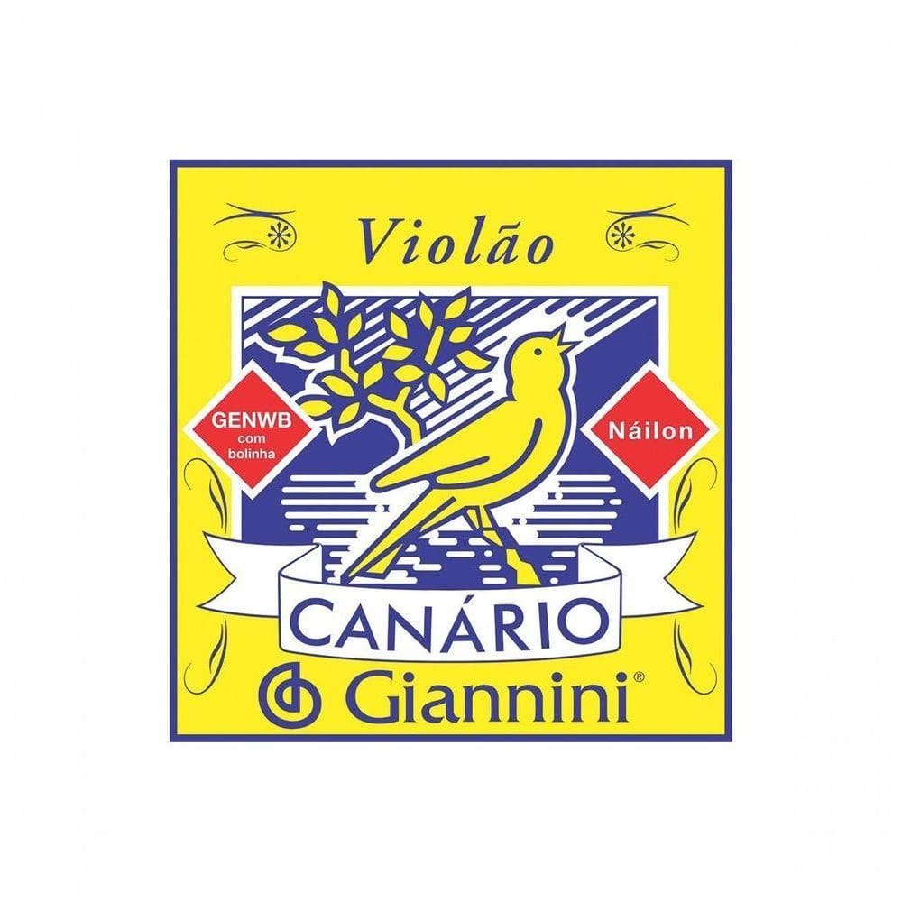 Corda De Nylon Giannini Canario Genwb5 5 Para Violao Com