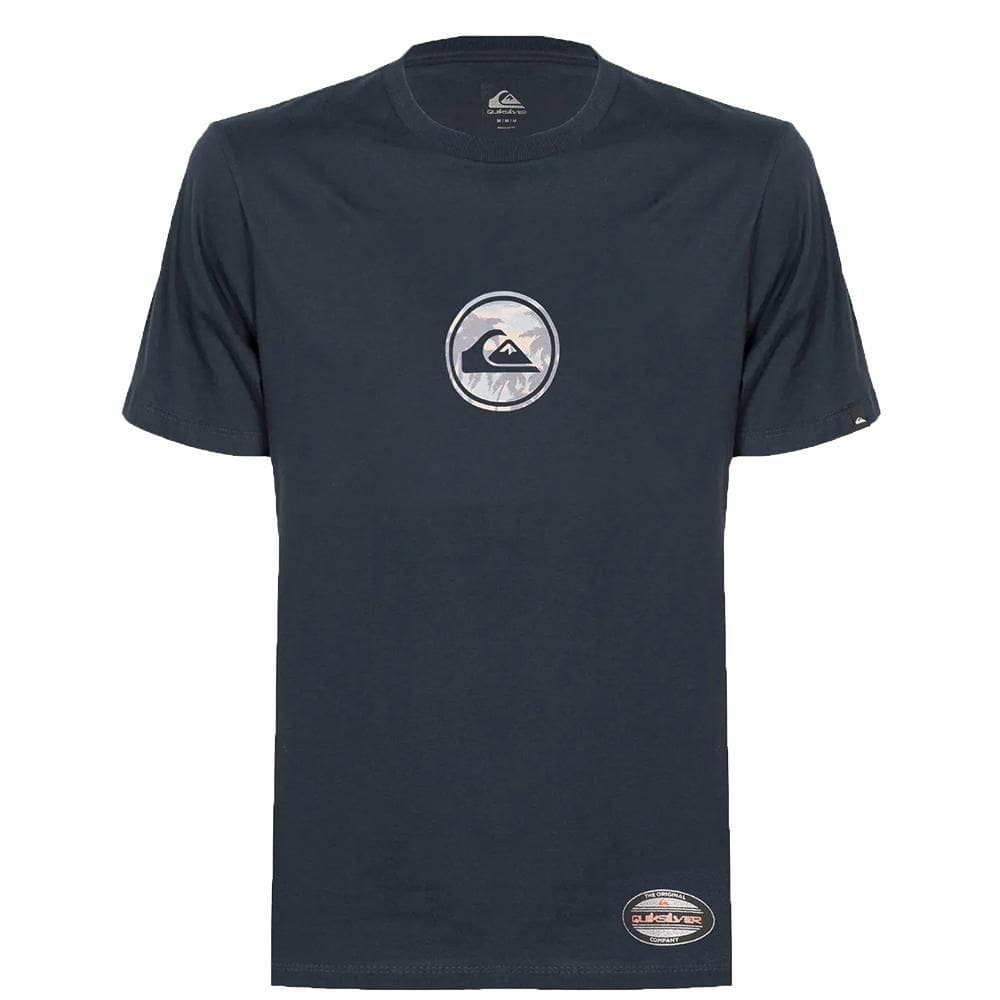 Camiseta Quiksilver Gradient Round Tropicamo WT25 Marinho