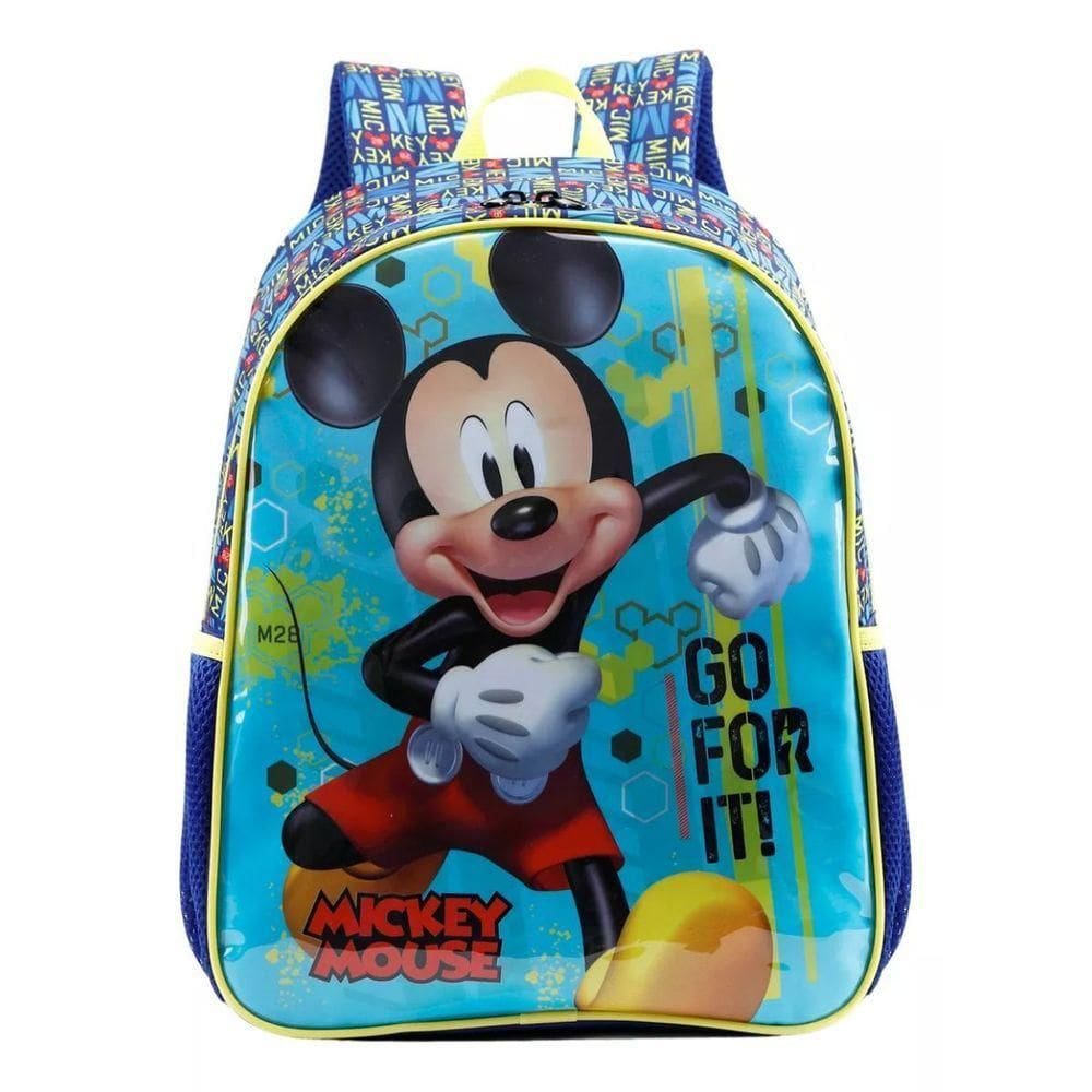 Mochila Costas Mickey Mouse Disney Escolar Infantil Xeryus