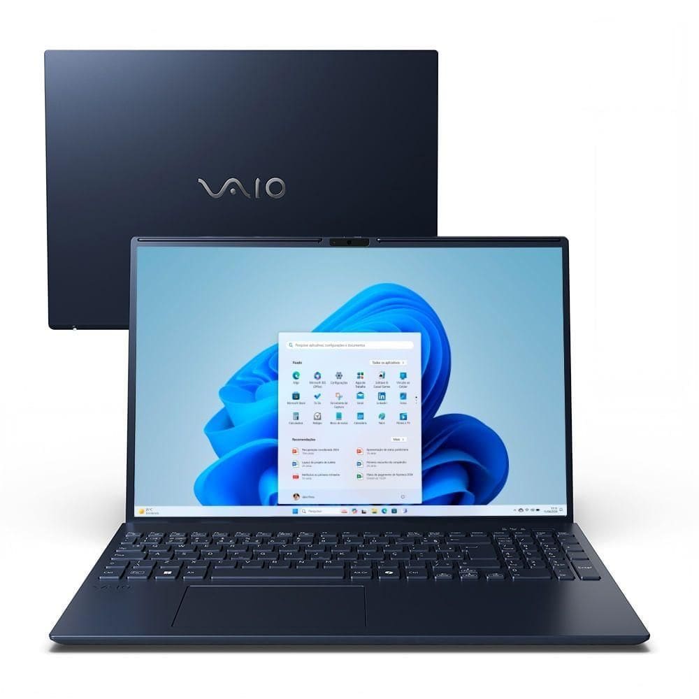 VAIO FE16 AMD® Ryzen 5-5625U Windows 11 Home 8GB RAM 256GB SSD 16 IPS WUXGA Antirreflexo - Cinza Grafite