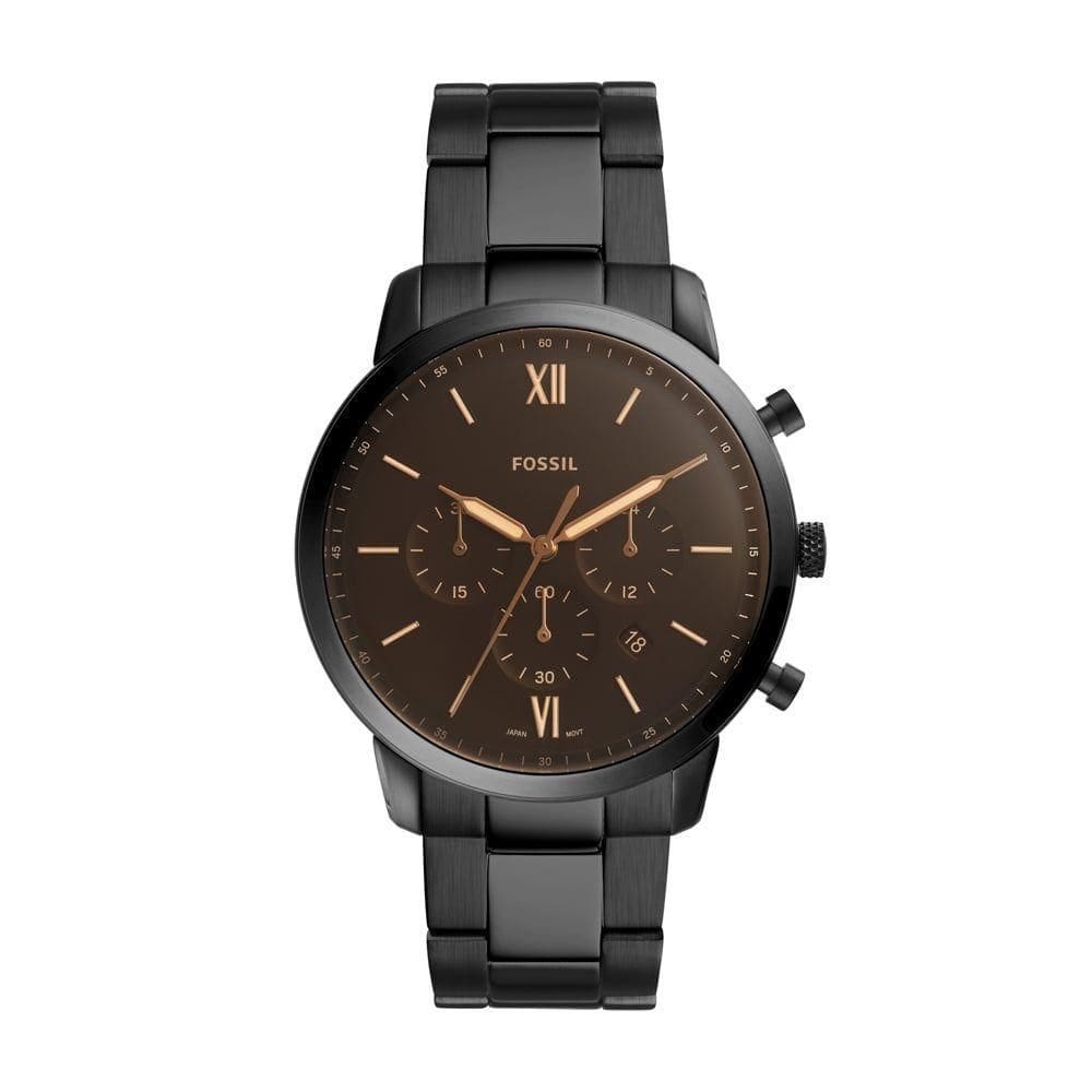 Relógio Fossil Masculino Neutra Chrono Preto - Fs5525-1pn Fs5525-1pn