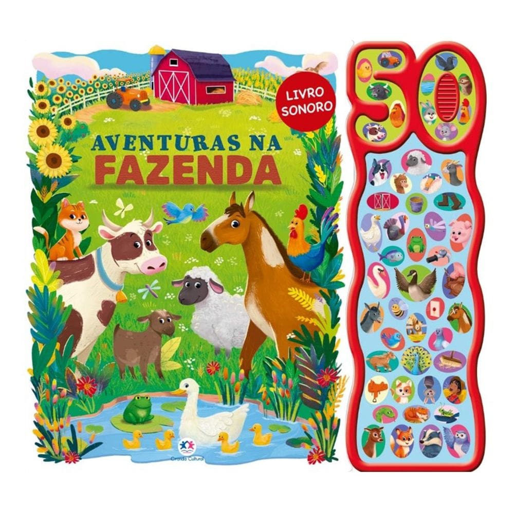 Livro Aventuras na Fazenda com Som - Ciranda Cultural