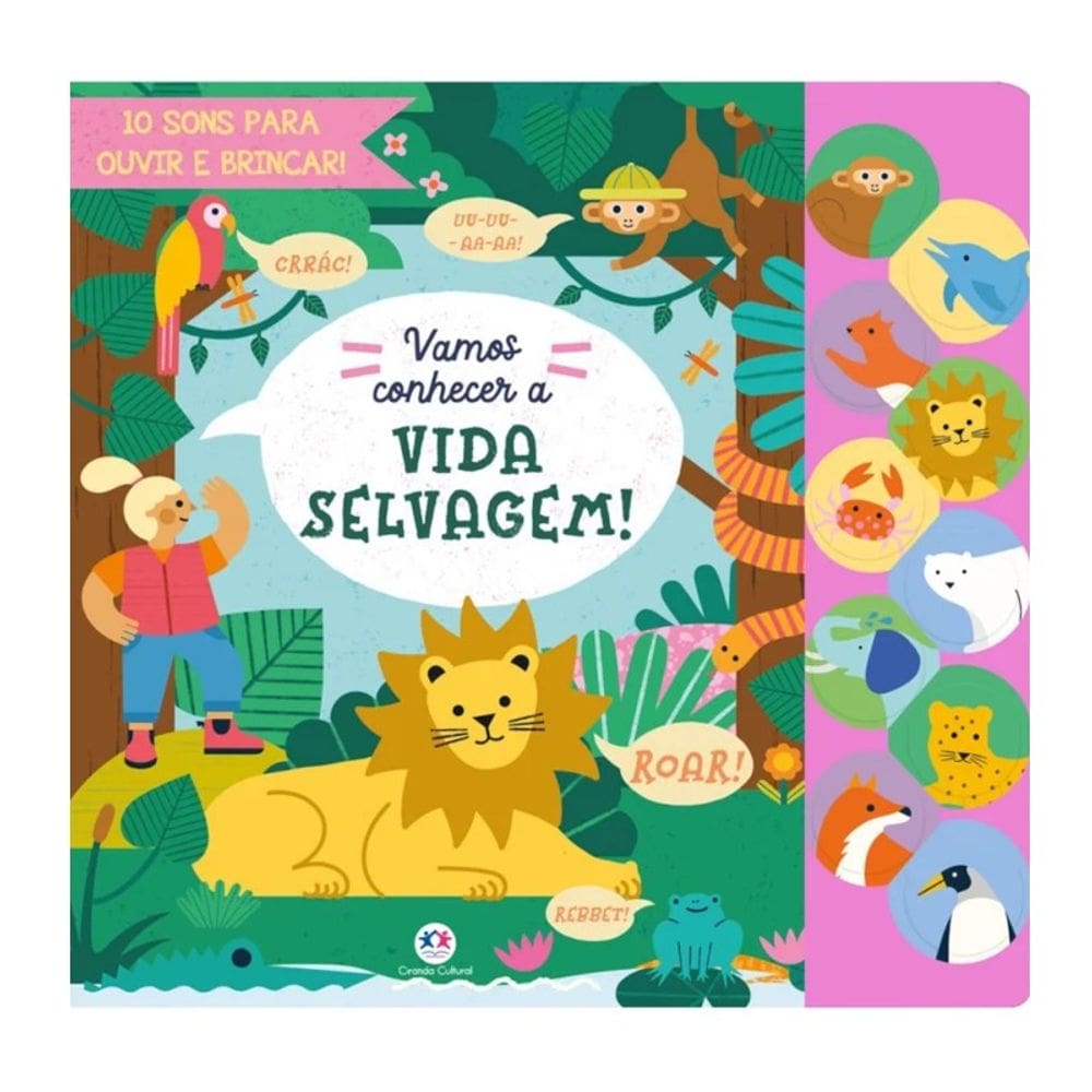 Livro Vamos Conhecer a Vida Selvagem - Ciranda Cultural
