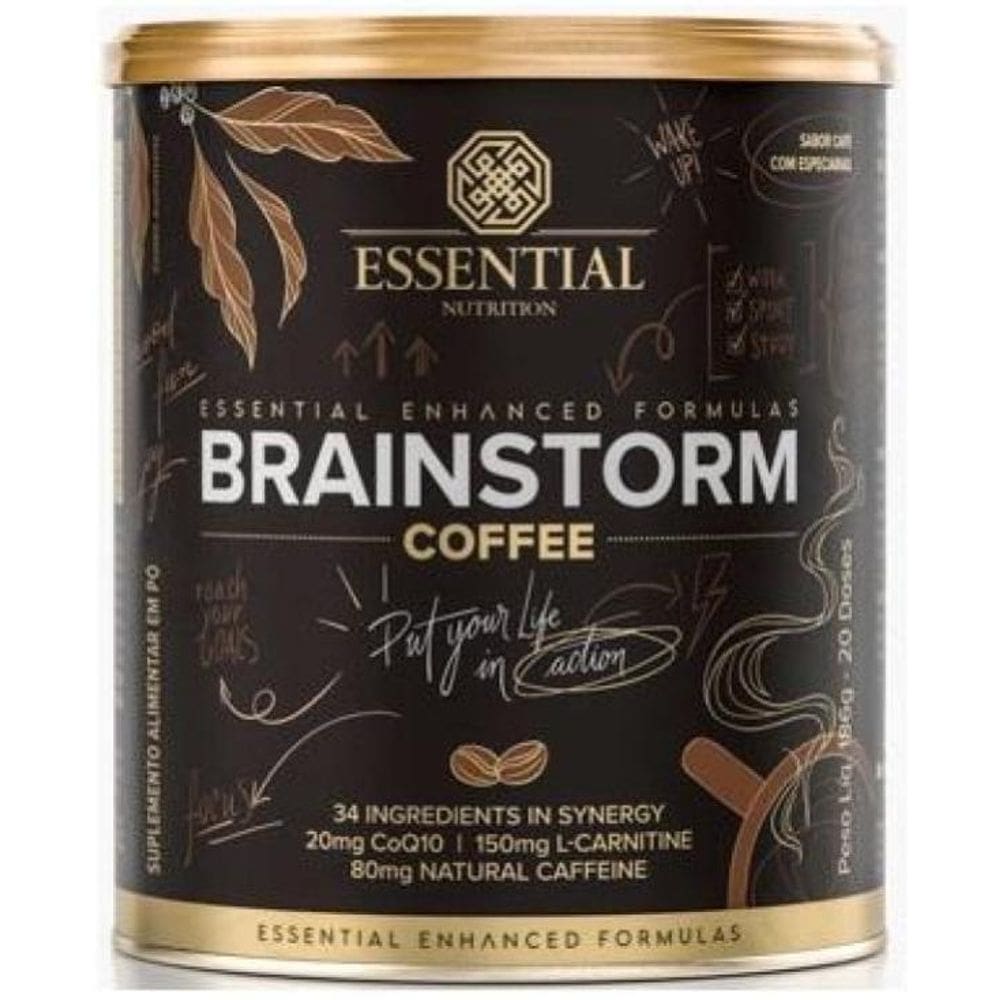 Brainstorm Coffee 186g - Sabor: Café com Especiarias