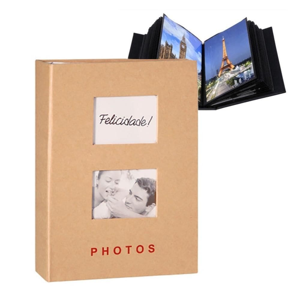 Álbum Fotográfico Para 100 Fotos 15X21Cm Yes Marrom