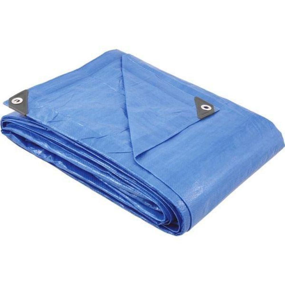Lona Polietileno Encerada E Impermeável Azul 6X6M - Vonder