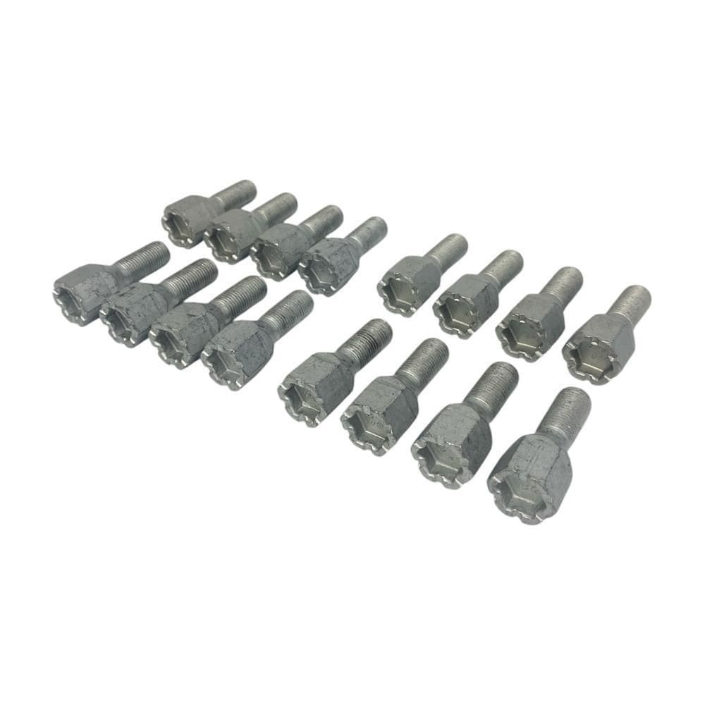 Kit Com 16 Parafusos Roda Ferro Castelinho Palio Uno Strada