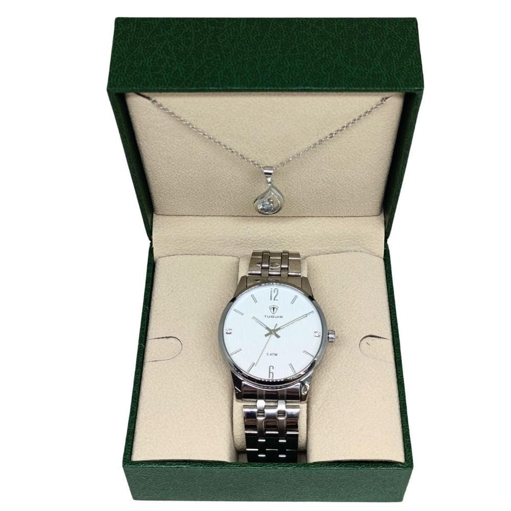 Relógio Feminino Tuguir Analógico 2139 Prata