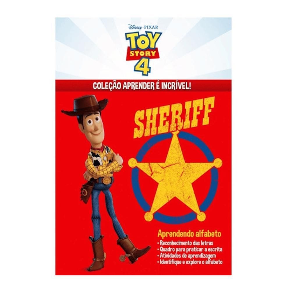 Aprender É Incrível Personagens Disney - Toy Story4 Alfabeto