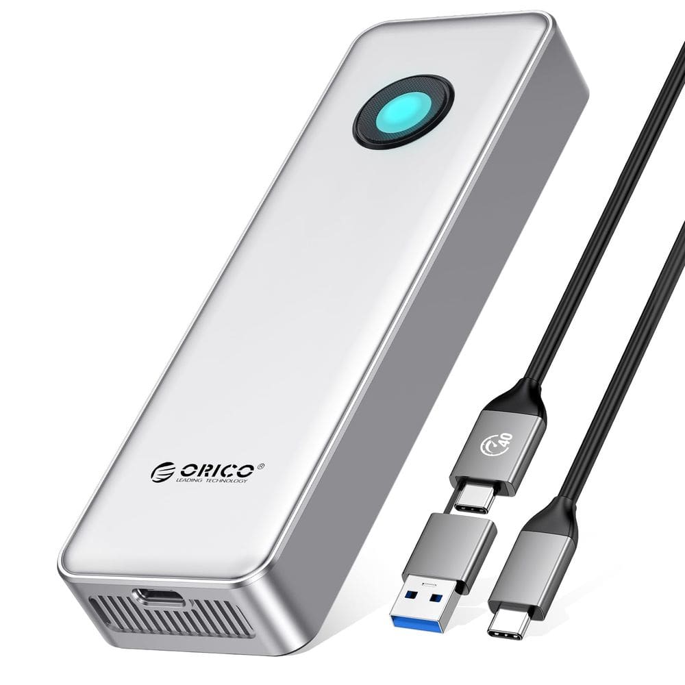 SSD portátil ORICO 1TB RGB 3700MB/s USB 4.0 com ventilador