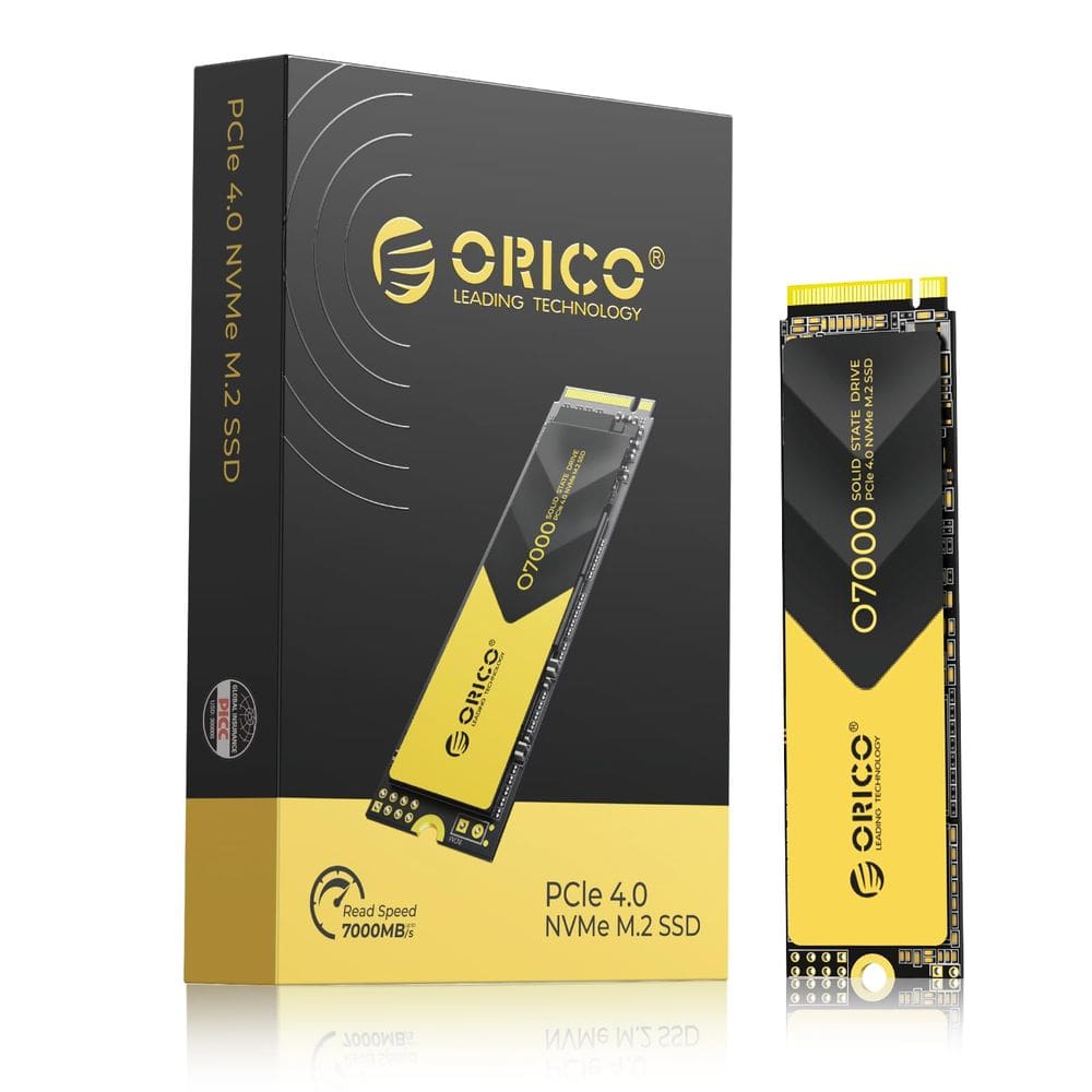 SSD ORICO O7000 NVMe PCIe 4.0 7000MB/s de 1 TB para macOS Windows