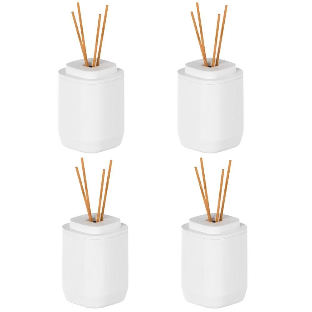 4x Aromatizador Ambiente Difusor OU Aura 380ml Branco
