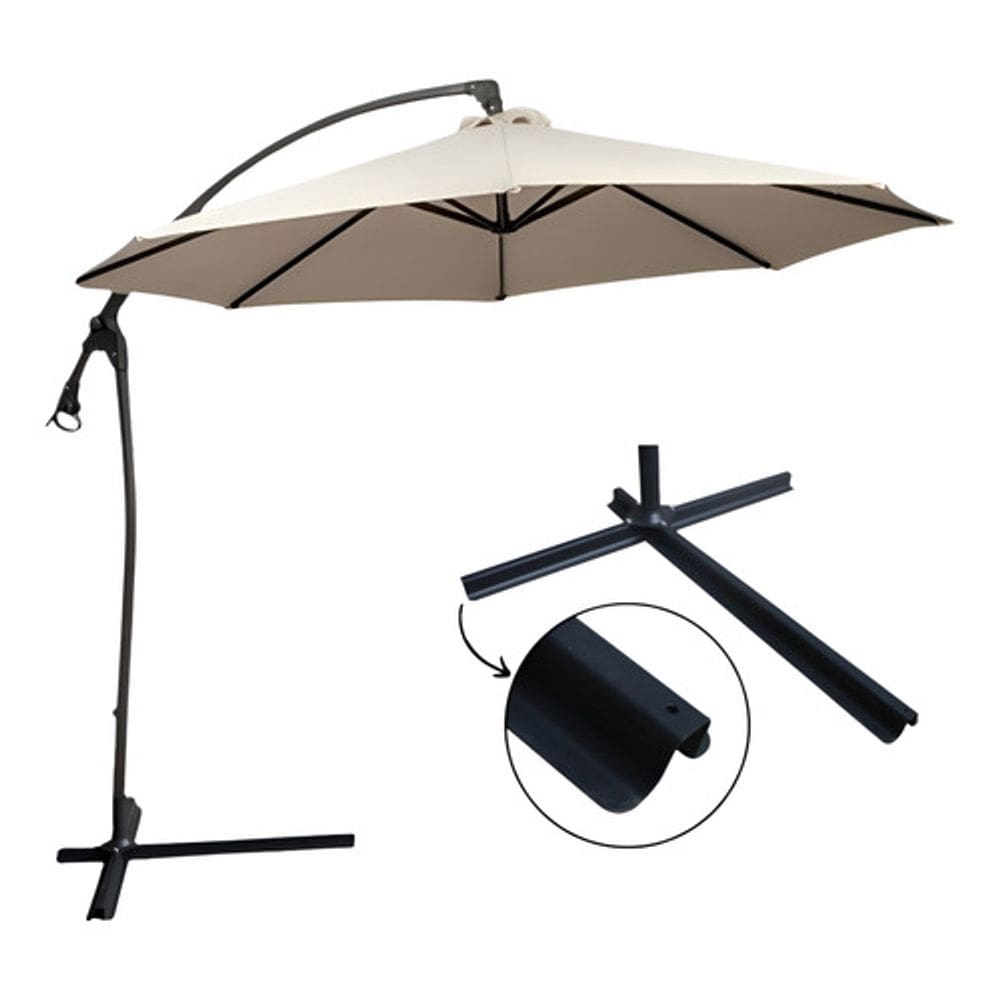 Ombrelone Suspenso Premium Importway 3mt P/ Jardim & Piscina