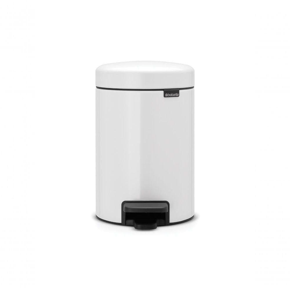 Lixeira New Icon Em Aço 3 Litros Brabantia Branca