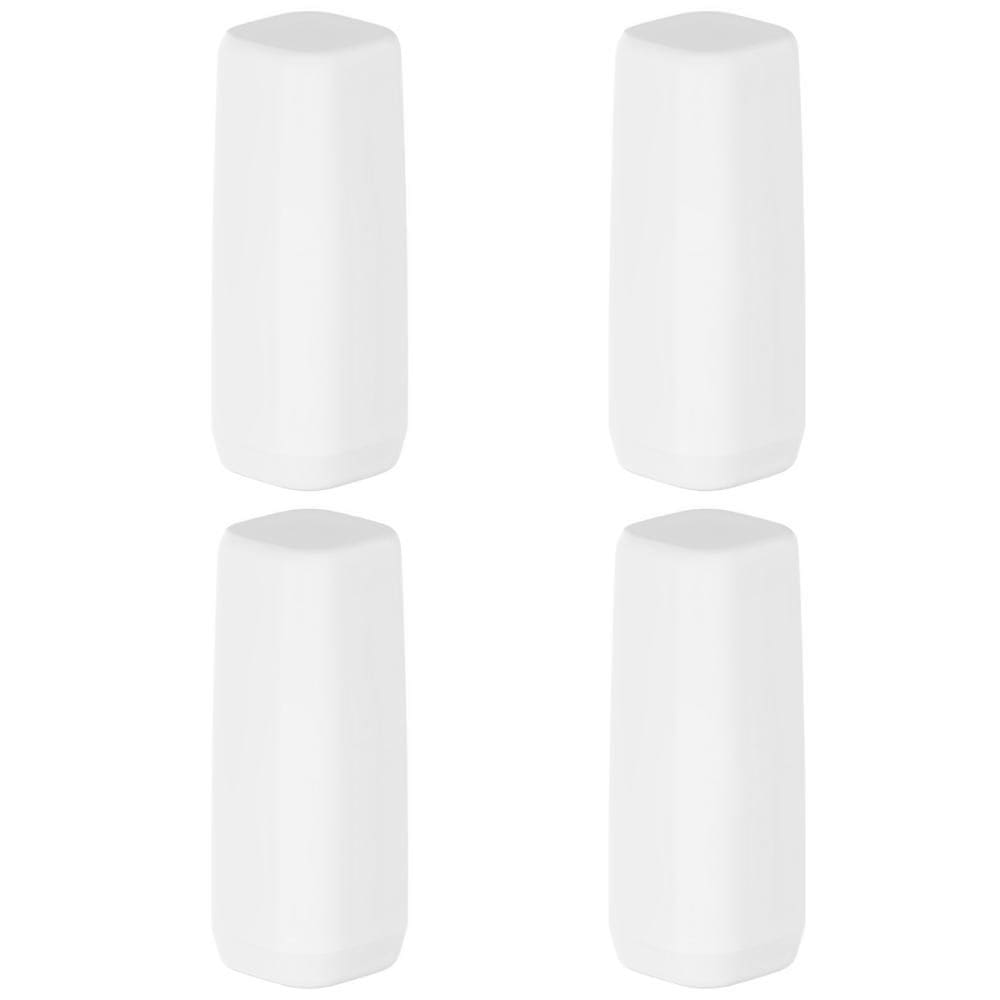 4x Porta Escova de Dente Banheiro Viagem OU Aura Branco