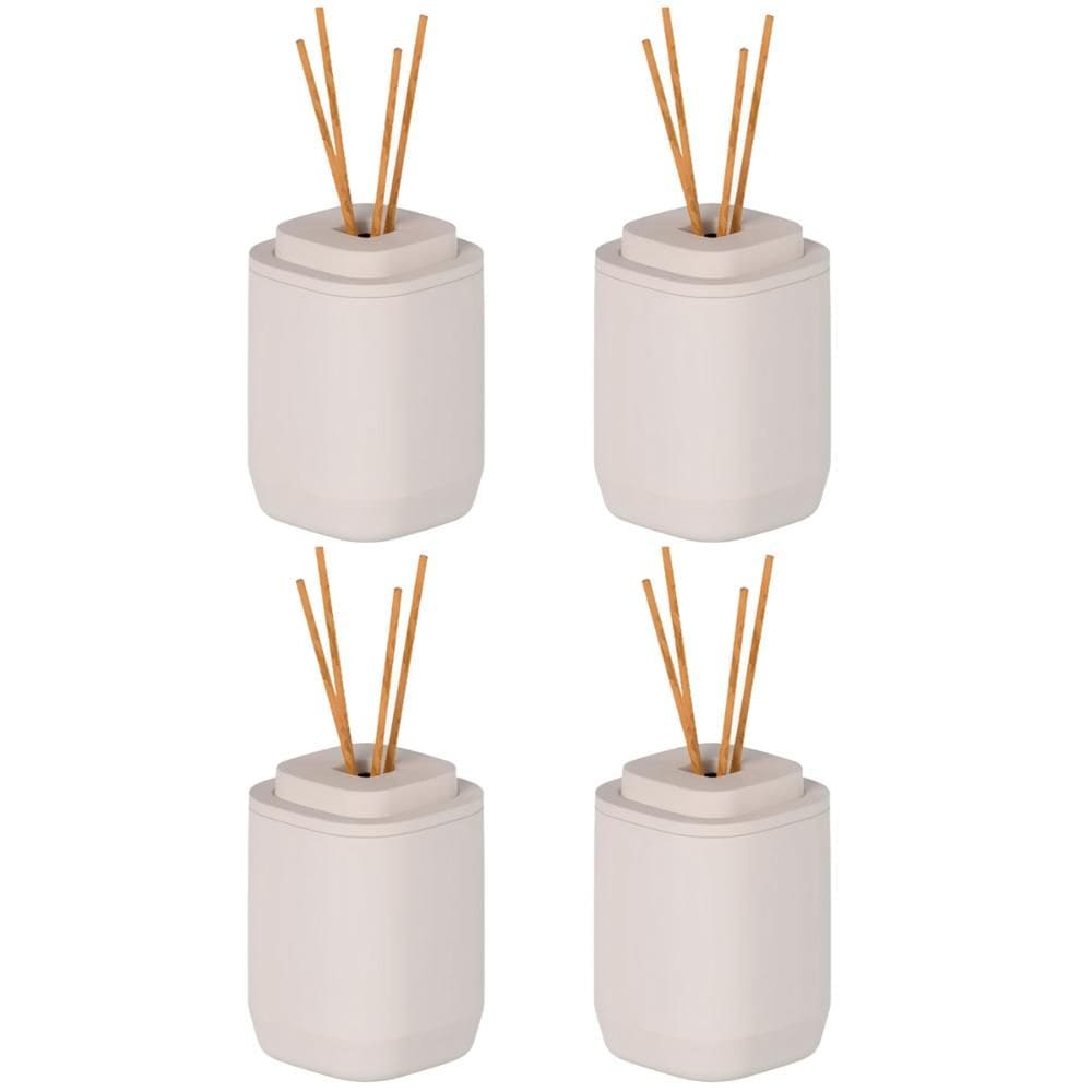 4x Aromatizador Ambiente Difusor OU Aura 380ml Bege