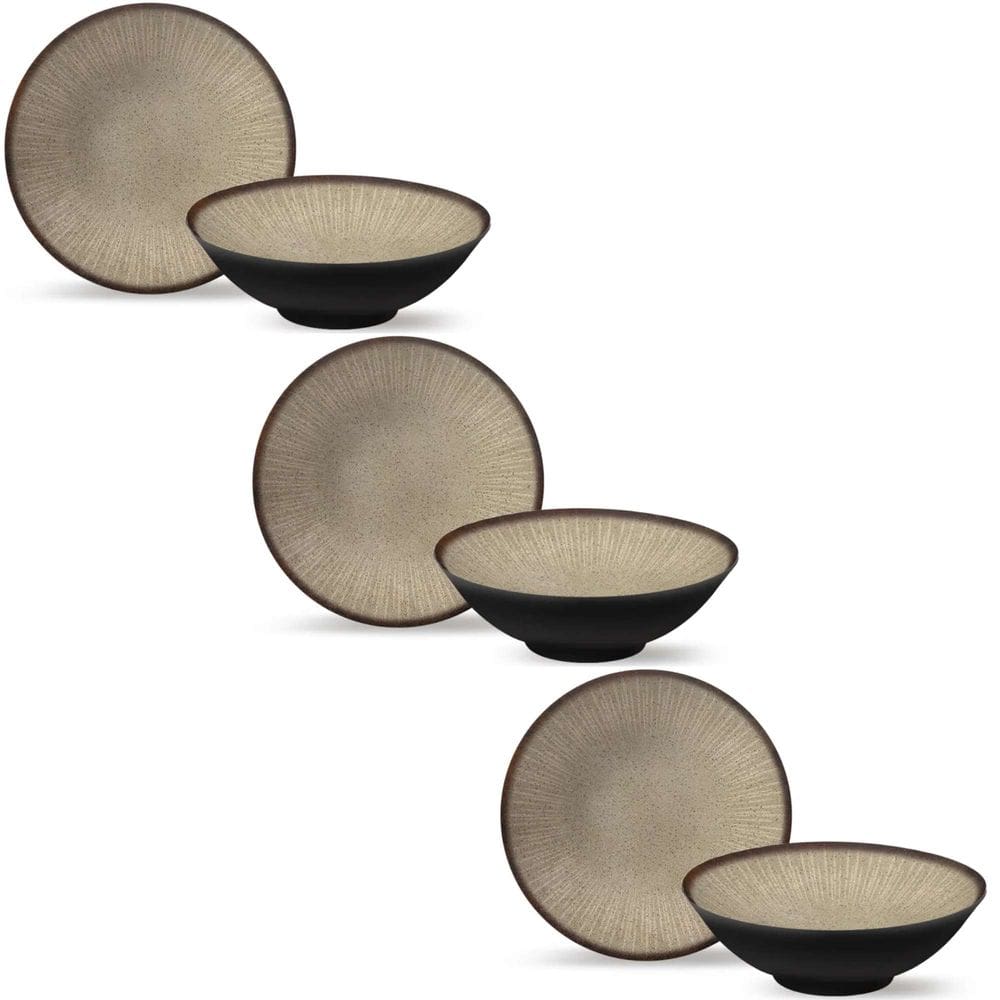 Conjunto de 6 Bowls de Cerâmica Mônaco 300ml - Alleanza