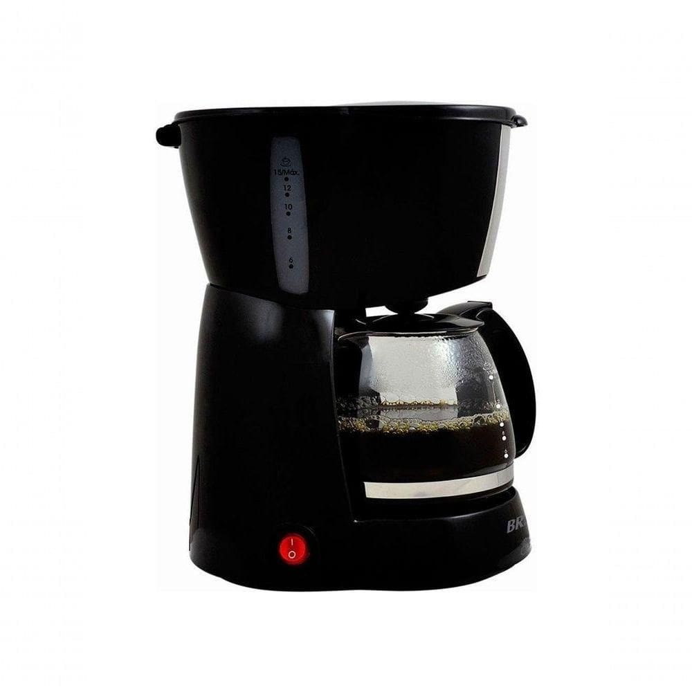 Cafeteira Britania Cp15 Com Jarra De Vidro Preta 220V