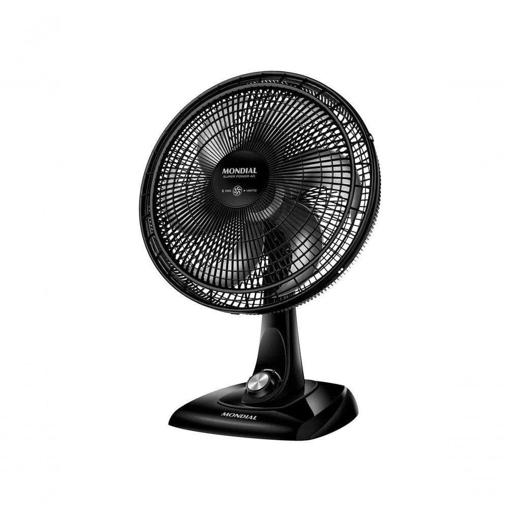Ventilador Mondial 40cm 6 Pas VSP40 Preto 220V