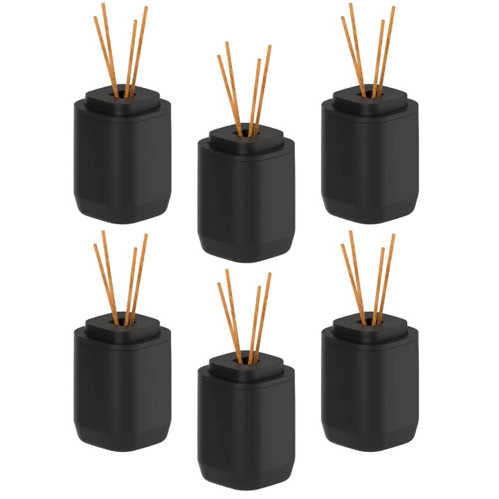 6x Difusor Arejador de Ambientes Ou Aura 380ml Preto