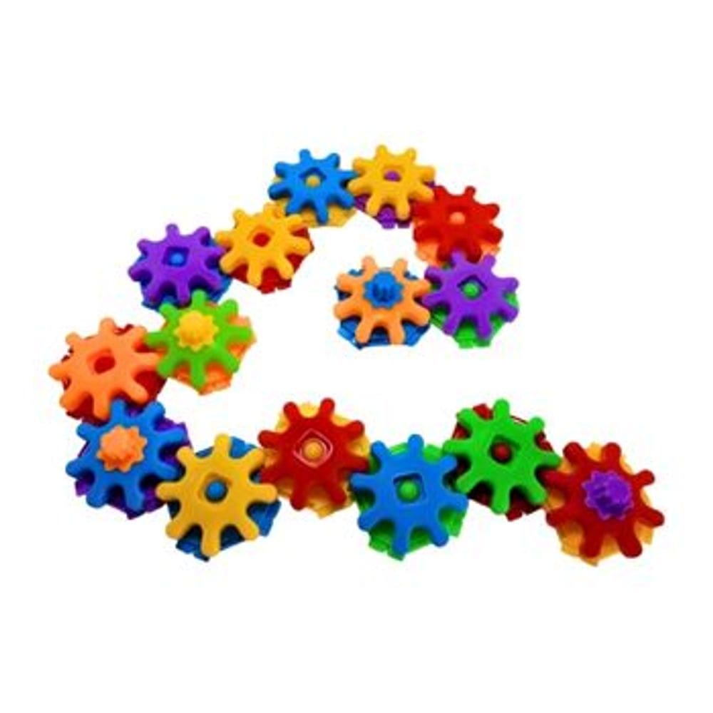 Gira Gira 15 Pecas Pakitoys Engrenagens Coloridas de Encaixar e Girar Brinquedo Educativo Recreativo