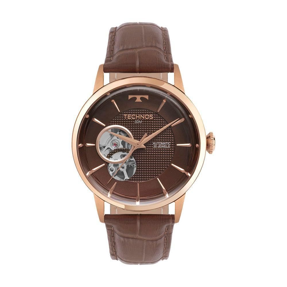 Relógio Technos Masculino Automatico Rosé - G3265aw-0m G3265aw-0m