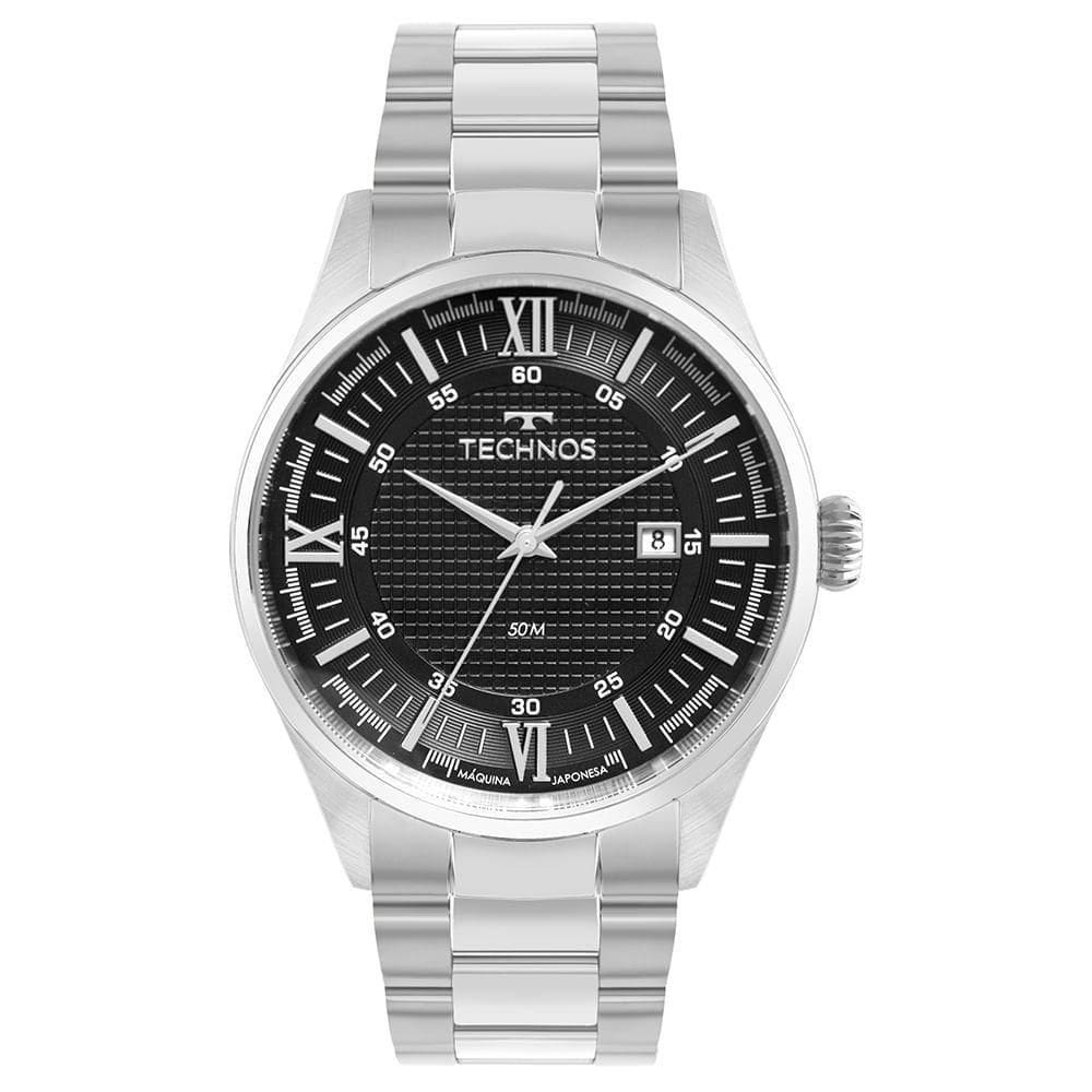 Relógio Technos Masculino Executive Prata - 2115twe-1p 2115twe-1p