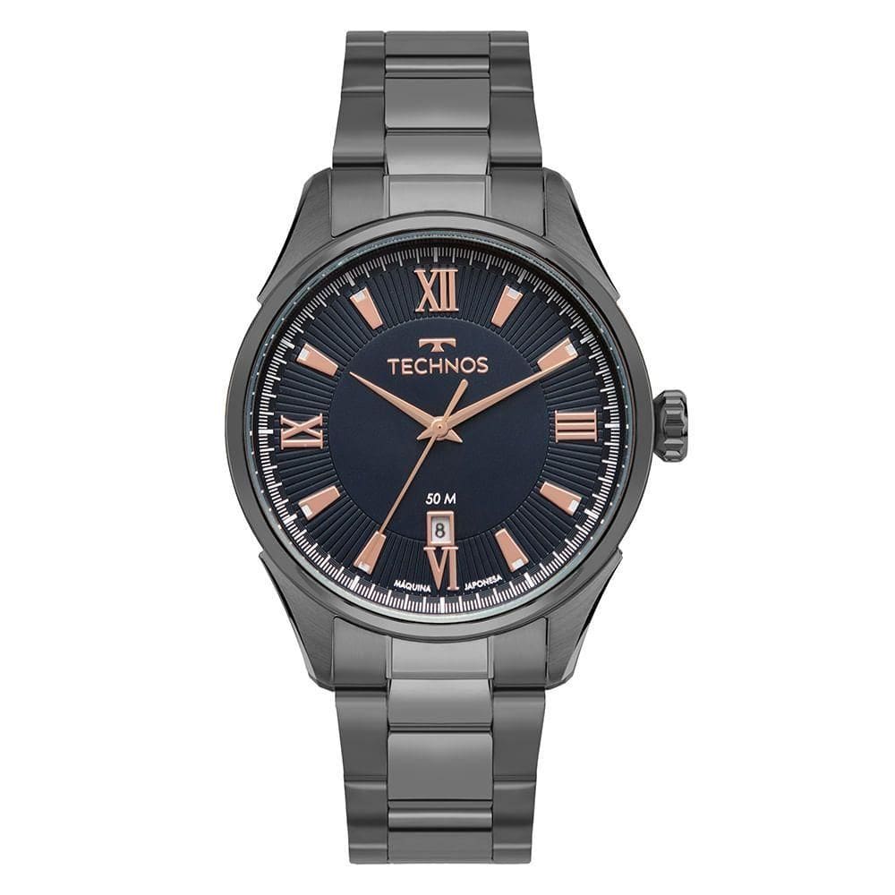 Relógio Technos Masculino Executive Grafite - 2115twi-1a 2115twi-1a
