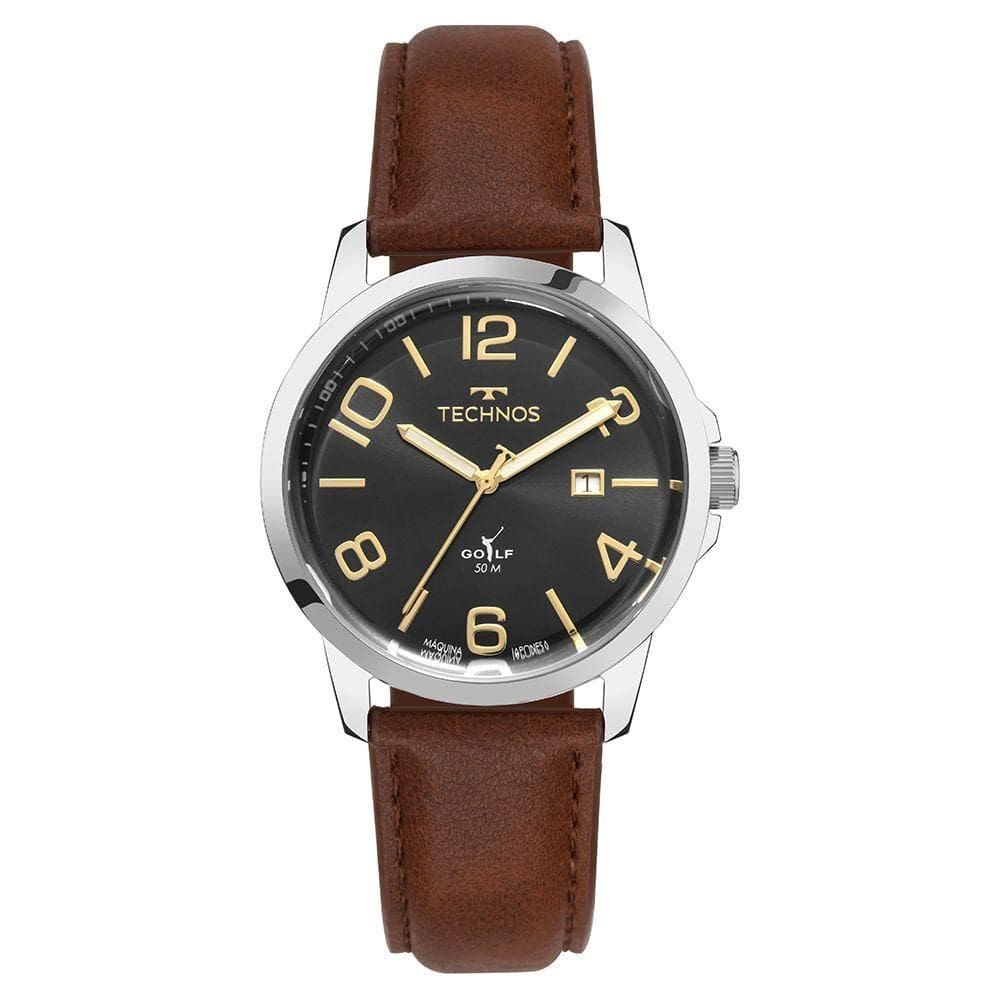 Relógio Technos Masculino Golf Prata - 2115tzo/0p