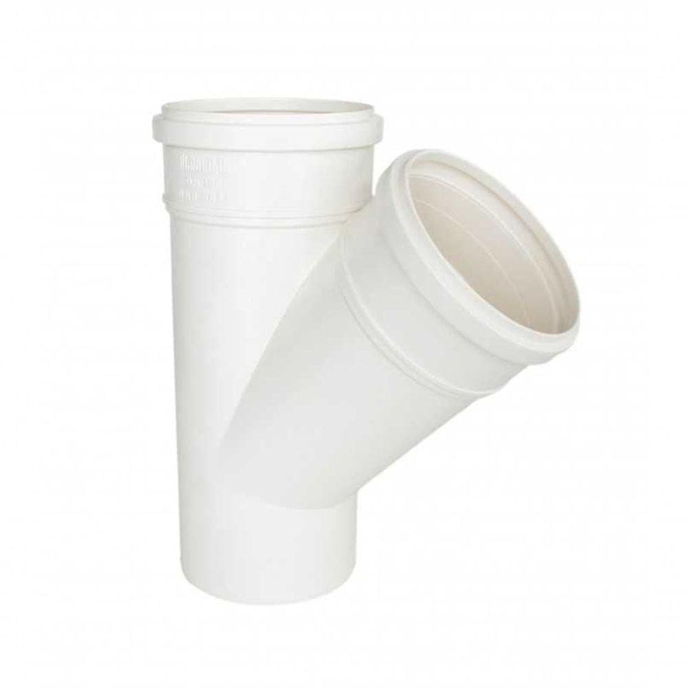 Juncao Esgoto Simples 50x 50mm Plastilit