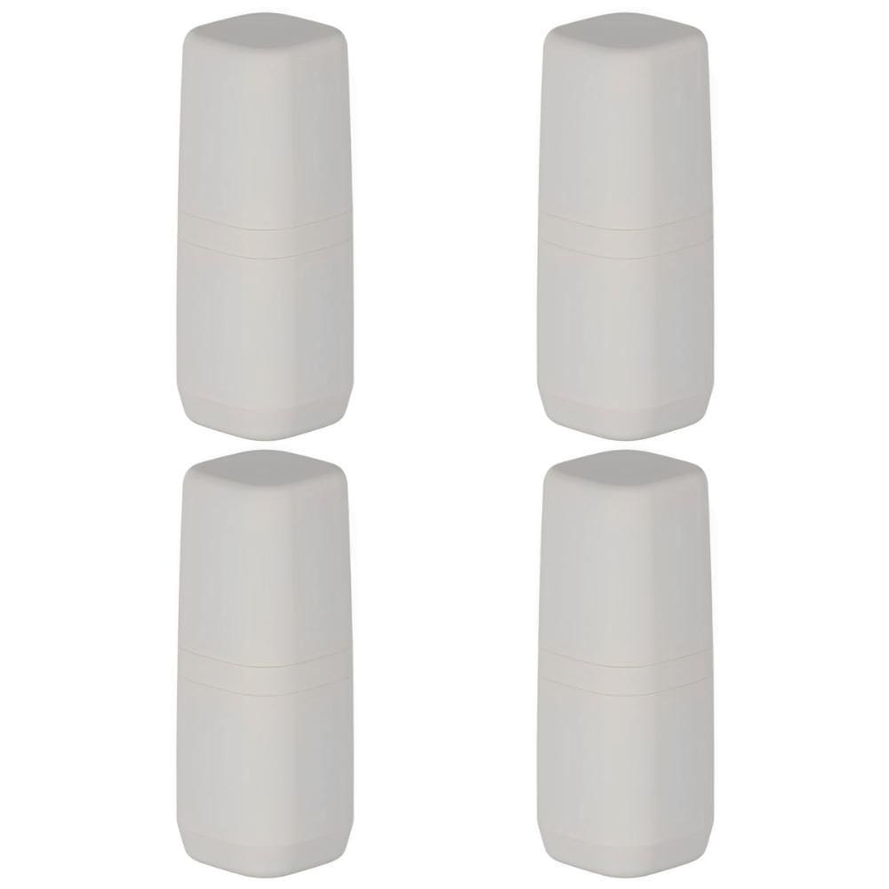 4x Porta Escova de Dente Portatil 750ml OU Aura Bege