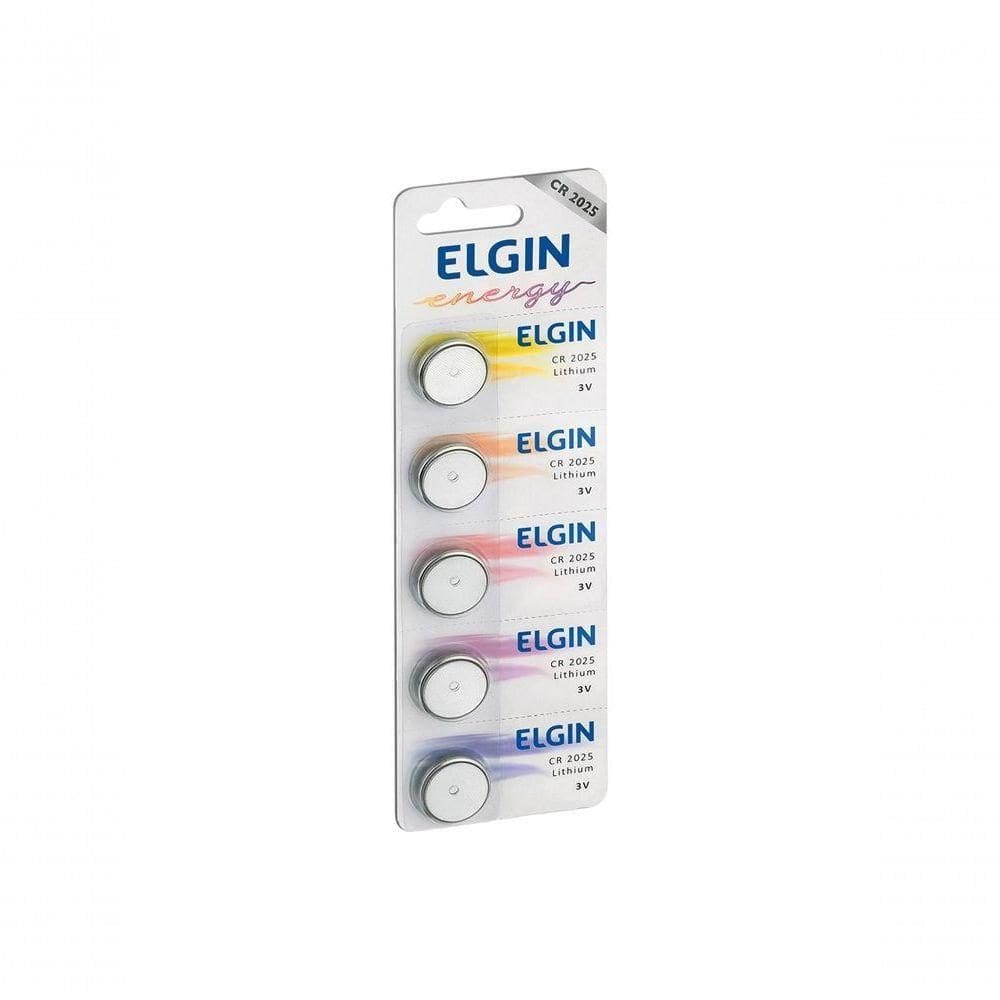 Bateria De Lithium Elgin Cr2025 Botao 3v