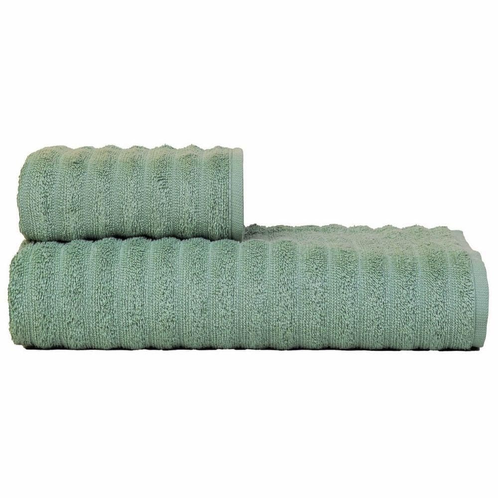 Jogo De Toalhas Fio Penteado Gigante 2 Peças - Soft - Verde