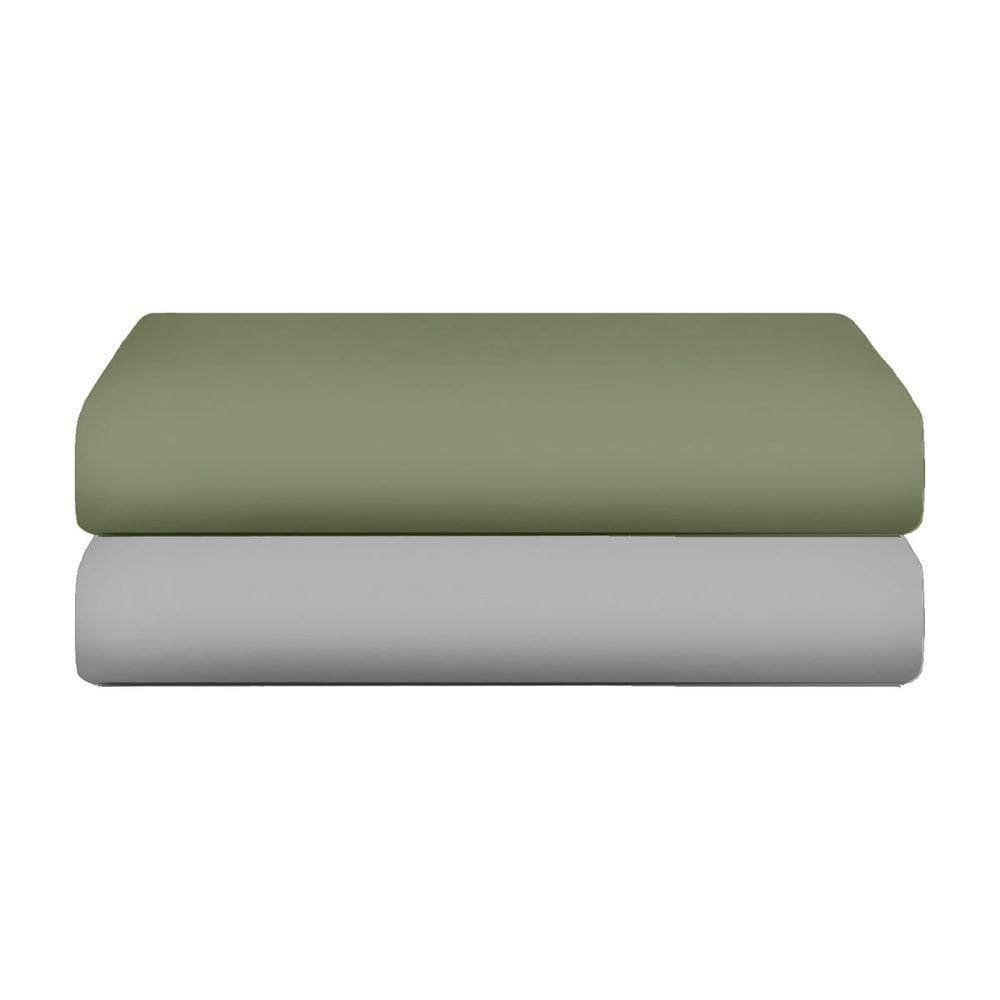 Kit Com 2 Lençol De Malha Casal Com Elástico 100% Algodão - Linha Casa - Kit 3