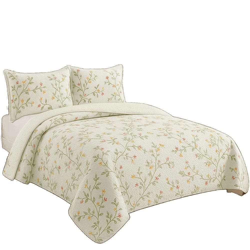 Kit Cobre Leito Colcha Queen Boutik Dupla Face - Estampa 20 - 100% Poliéster