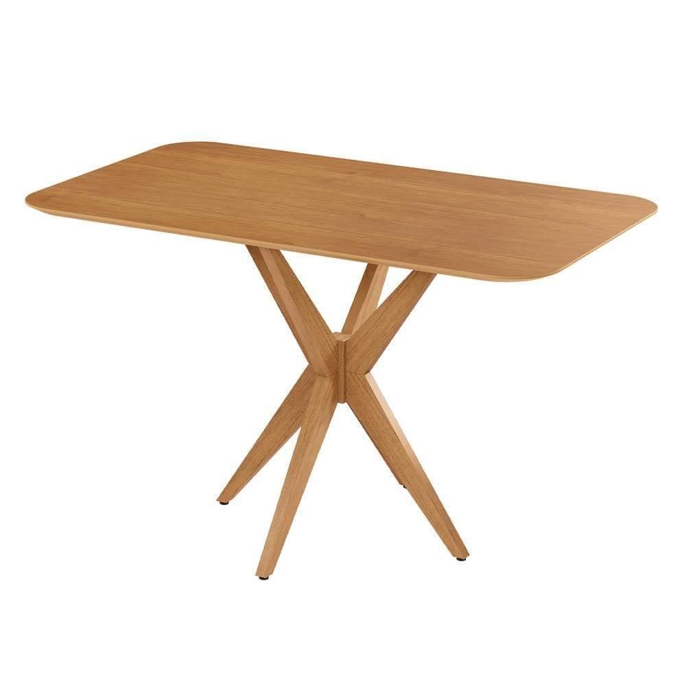 Mesa De Jantar Simpatia Retangular Jcm Movelaria Cinamomo 1,20m