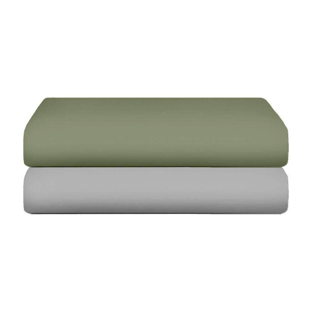 Kit Com 2 Lençol De Malha King Com Elástico 100% Algodão - Linha Casa - Kit 3