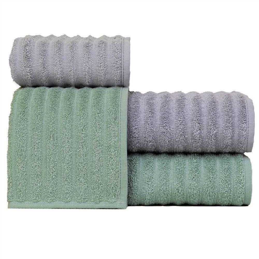 Jogo De Toalhas Fio Penteado Gigante 10 Peças - Soft - Cores Femininas