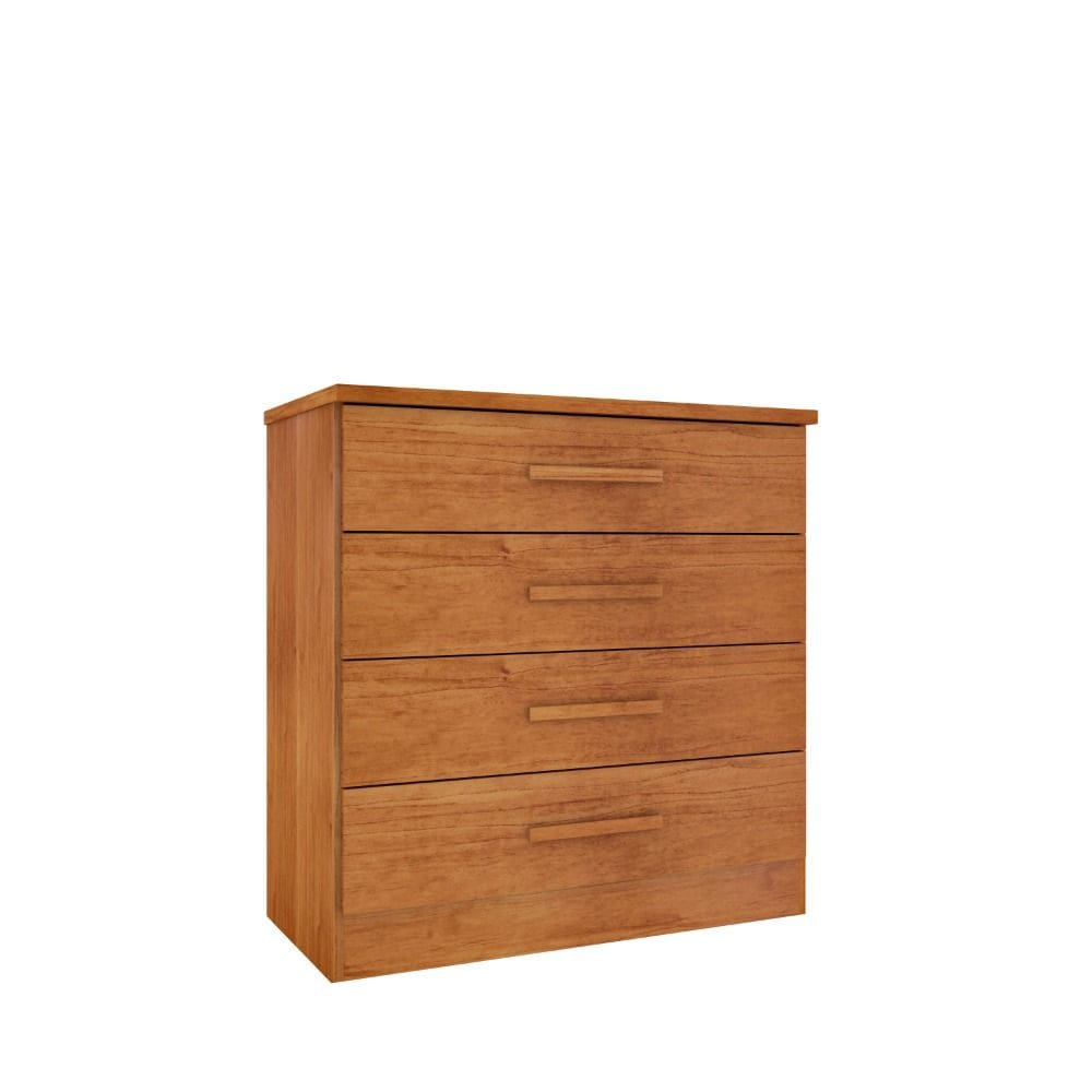 Cômoda 4 Gavetas Suécia Cinamomo - Tcil Móveis