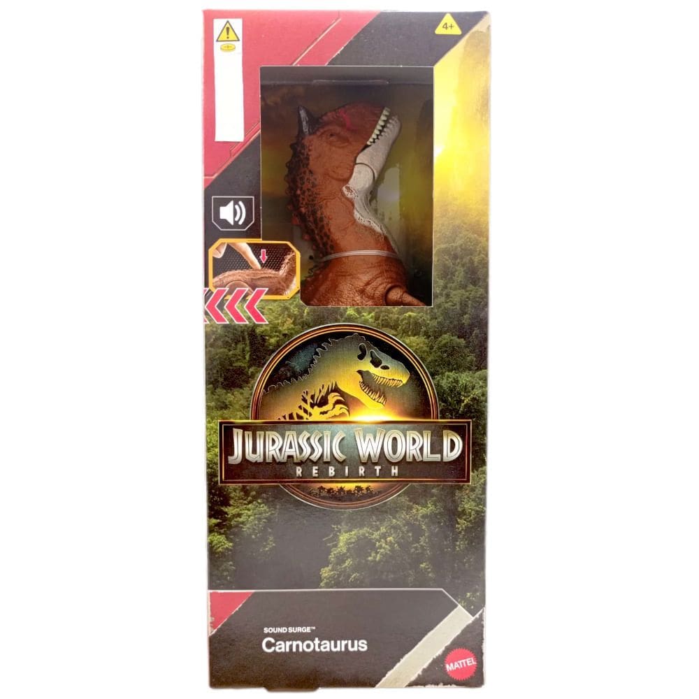 Jurassic World Dinossauro Rebirth com som - Carnotaurus - JGM12 MATTEL