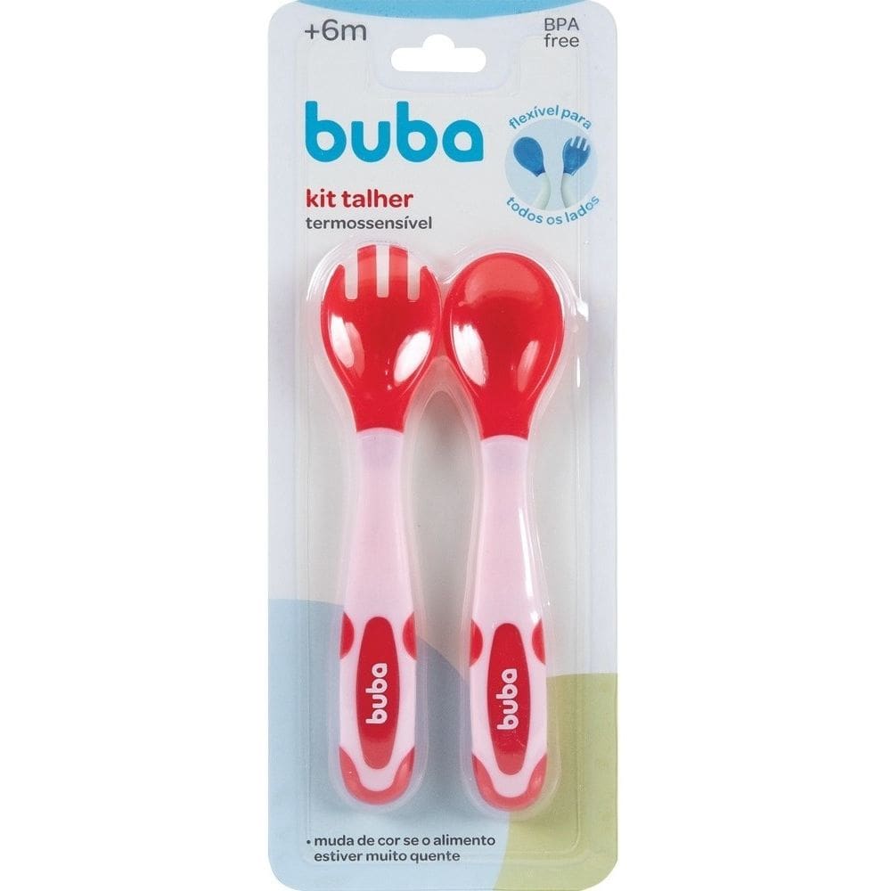 Talher Flexível Buba – Seguro e Termossensível Rosa